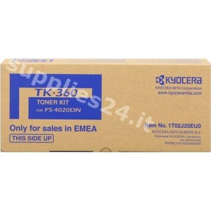 ORIGINAL Kyocera toner nero TK-360 1T02J20EU0 ~20000 PAGINE in vendita su tonersshop.it