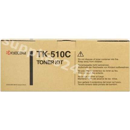 ORIGINAL Kyocera toner ciano TK-510c 1T02F3CEU0 ~8000 PAGINE in vendita su tonersshop.it