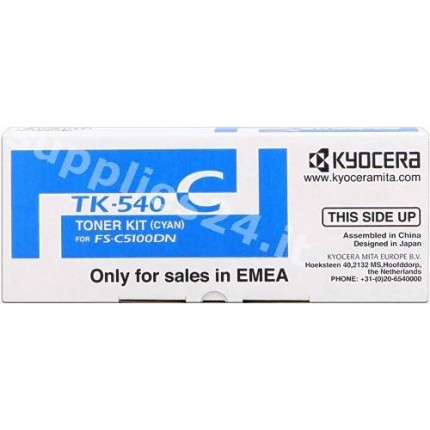 ORIGINAL Kyocera toner ciano TK-540c 1T02HLCEU0 ~4000 PAGINE in vendita su tonersshop.it