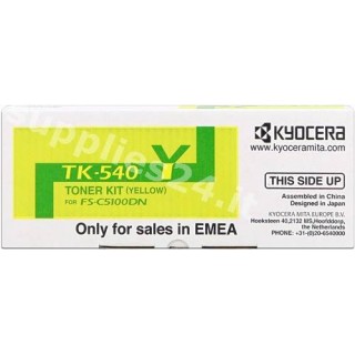 ORIGINAL Kyocera toner giallo TK-540y 1T02HLAEU0 ~4000 PAGINE in vendita su tonersshop.it