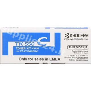 ORIGINAL Kyocera toner ciano TK-550c 1T02HMCEU0 ~6000 PAGINE in vendita su tonersshop.it