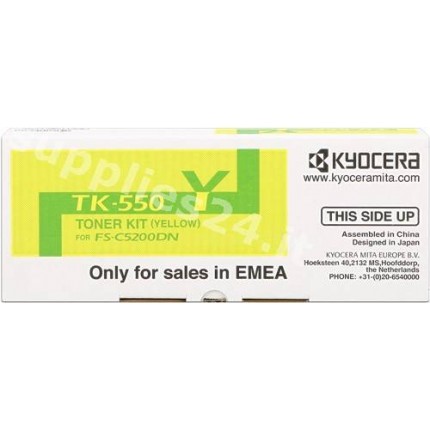 ORIGINAL Kyocera toner giallo TK-550y 1T02HMAEU0 ~6000 PAGINE in vendita su tonersshop.it