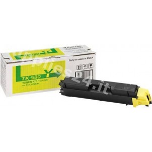 ORIGINAL Kyocera toner giallo TK-580y 1T02KTANL0 ~2800 PAGINE in vendita su tonersshop.it