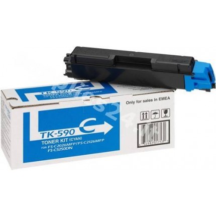 ORIGINAL Kyocera toner ciano TK-590c 1T02KVCNL0 ~5000 PAGINE in vendita su tonersshop.it