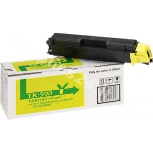 ORIGINAL Kyocera toner giallo TK-590y 1T02KVANL0 ~5000 PAGINE in vendita su tonersshop.it