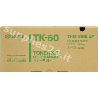 ORIGINAL Kyocera toner nero TK-60 37027060 ~20000 PAGINE in vendita su tonersshop.it