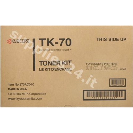 ORIGINAL Kyocera toner nero TK-70 370AC010 ~40000 PAGINE in vendita su tonersshop.it