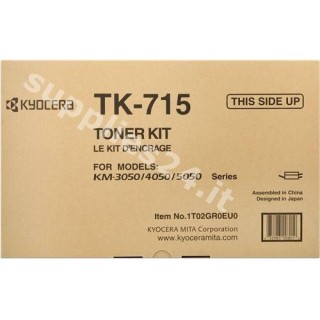 ORIGINAL Kyocera toner nero TK-715 1T02GR0EU0 ~34000 PAGINE in vendita su tonersshop.it