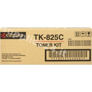 ORIGINAL Kyocera toner ciano TK-825c 1T02FZCEU0 ~7000 PAGINE in vendita su tonersshop.it