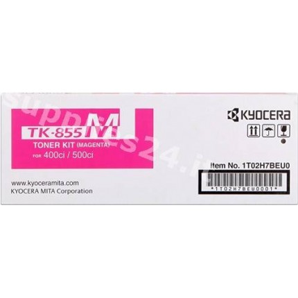 ORIGINAL Kyocera toner magenta TK-855m 1T02H7BEU0 ~18000 PAGINE in vendita su tonersshop.it