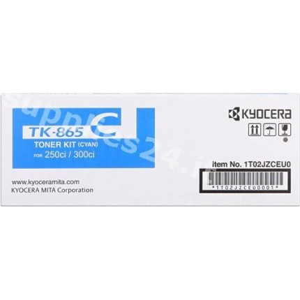 ORIGINAL Kyocera toner ciano TK-865c 1T02JZCEU0 ~12000 PAGINE in vendita su tonersshop.it