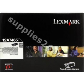 ORIGINAL Lexmark toner nero 12A7465 ~32000 PAGINE in vendita su tonersshop.it