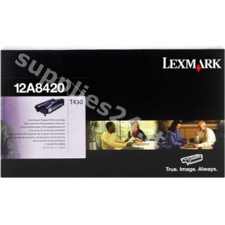 ORIGINAL Lexmark toner nero 12A8420 ~6000 PAGINE in vendita su tonersshop.it