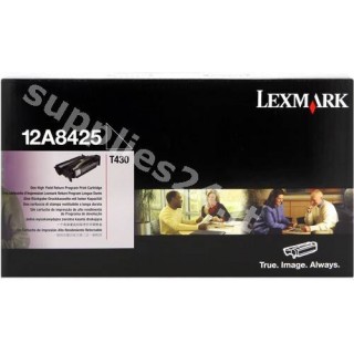 ORIGINAL Lexmark toner nero 12A8425 ~12000 PAGINE cartuccia di stampa riutilizzabile in vendita su tonersshop.it