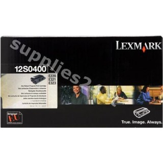 ORIGINAL Lexmark toner nero 12S0400 ~2500 PAGINE cartuccia di stampa riutilizzabile in vendita su tonersshop.it