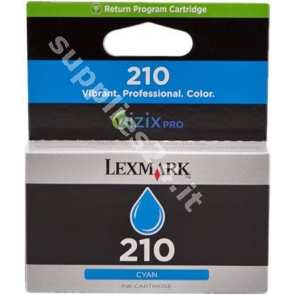 ORIGINAL Lexmark Cartuccia d'inchiostro ciano 14L0086E 210 ~500 PAGINE cartuccia di ritorno in vendita su tonersshop.it