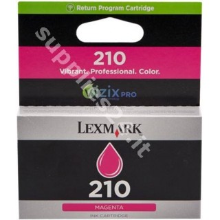 ORIGINAL Lexmark Cartuccia d'inchiostro magenta 14L0087E 210 ~500 PAGINE cartuccia di ritorno in vendita su tonersshop.it
