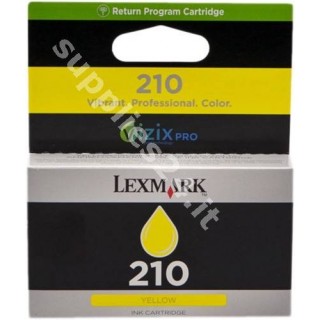 ORIGINAL Lexmark Cartuccia d'inchiostro giallo 14L0088E 210 ~500 PAGINE cartuccia di ritorno in vendita su tonersshop.it