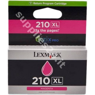 ORIGINAL Lexmark Cartuccia d'inchiostro magenta 14L0176E 210 XL ~1600 PAGINE cartuccia di ritorno, alta capacit� in vendita s...