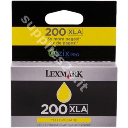 ORIGINAL Lexmark Cartuccia d'inchiostro giallo 14L0200 200 XLA ~1600 PAGINE alta capacit? in vendita su tonersshop.it