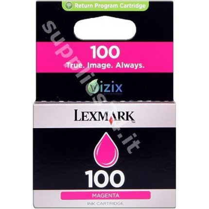 ORIGINAL Lexmark Cartuccia d'inchiostro magenta 14N0901E 100 ~200 PAGINE cartuccia di ritorno in vendita su tonersshop.it