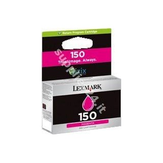 ORIGINAL Lexmark Cartuccia d'inchiostro magenta 14N1609E 150 ~200 PAGINE cartuccia di ritorno in vendita su tonersshop.it