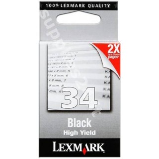 ORIGINAL Lexmark Cartuccia d'inchiostro nero 18C0034E 34 XL ~475 PAGINE in vendita su tonersshop.it