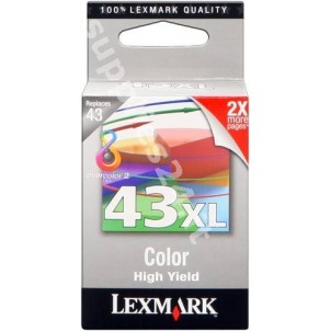 ORIGINAL Lexmark Cartuccia d'inchiostro colore 18YX143E 43XL ~554 PAGINE in vendita su tonersshop.it