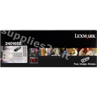 ORIGINAL Lexmark toner nero 24016SE 12A8400 ~2500 PAGINE cartuccia di stampa riutilizzabile in vendita su tonersshop.it