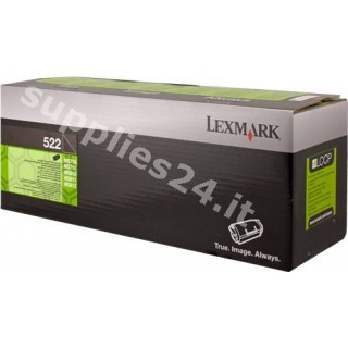 ORIGINAL Lexmark toner nero 52D2000 522 ~6000 PAGINE cartuccia di stampa riutilizzabile in vendita su tonersshop.it