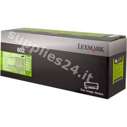 ORIGINAL Lexmark toner nero 60F2000 602 ~2500 PAGINE cartuccia di stampa riutilizzabile in vendita su tonersshop.it
