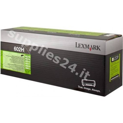 ORIGINAL Lexmark toner nero 60F2H00 602H ~10000 PAGINE cartuccia di stampa riutilizzabile in vendita su tonersshop.it