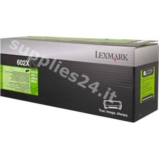 ORIGINAL Lexmark toner nero 60F2X00 602X ~20000 PAGINE cartuccia di stampa riutilizzabile in vendita su tonersshop.it