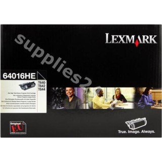 ORIGINAL Lexmark toner nero 64016HE ~21000 PAGINE in vendita su tonersshop.it