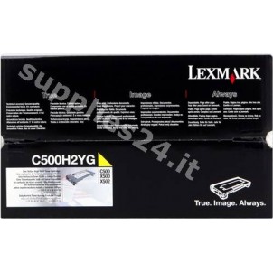 ORIGINAL Lexmark toner giallo C500H2YG ~3000 PAGINE in vendita su tonersshop.it