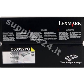 ORIGINAL Lexmark toner giallo C500S2YG ~1500 PAGINE in vendita su tonersshop.it