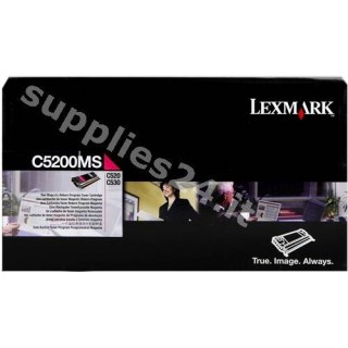 ORIGINAL Lexmark toner magenta C5200MS ~1500 PAGINE Restituzione- Cartuccia di toner in vendita su tonersshop.it