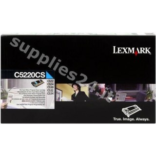 ORIGINAL Lexmark toner ciano C5220CS ~3000 PAGINE Restituzione- Cartuccia di toner in vendita su tonersshop.it
