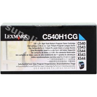 ORIGINAL Lexmark toner ciano C540H1CG ~2000 PAGINE Restituzione- Cartuccia di toner in vendita su tonersshop.it