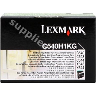 ORIGINAL Lexmark toner nero C540H1KG ~2500 PAGINE Restituzione- Cartuccia di toner in vendita su tonersshop.it