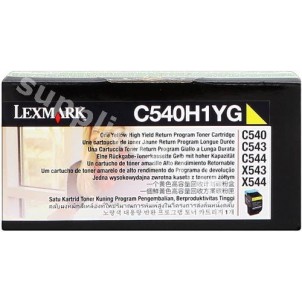 ORIGINAL Lexmark toner giallo C540H1YG ~2000 PAGINE Restituzione- Cartuccia di toner in vendita su tonersshop.it