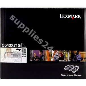 ORIGINAL Lexmark Tamburo nero C540X71G imaging kit: PCU + sviluppatore bk in vendita su tonersshop.it