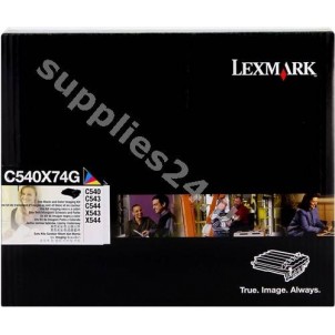 ORIGINAL Lexmark Tamburo nero+colore C540X74G ~30000 PAGINE imaging kit: PCU + sviluppatore bk/c/m/y in vendita su tonersshop.it