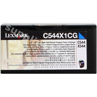 ORIGINAL Lexmark toner ciano C544X1CG ~4000 PAGINE in vendita su tonersshop.it