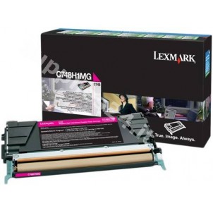 ORIGINAL Lexmark toner magenta C748H1MG C748 ~10000 PAGINE cartuccia di stampa riutilizzabile in vendita su tonersshop.it