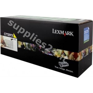 ORIGINAL Lexmark toner giallo C7720YX ~15000 PAGINE cartuccia di stampa riutilizzabile in vendita su tonersshop.it