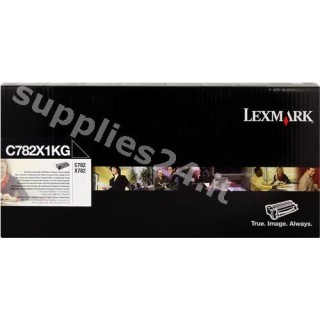 ORIGINAL Lexmark toner nero C782X1KG ~15000 PAGINE in vendita su tonersshop.it