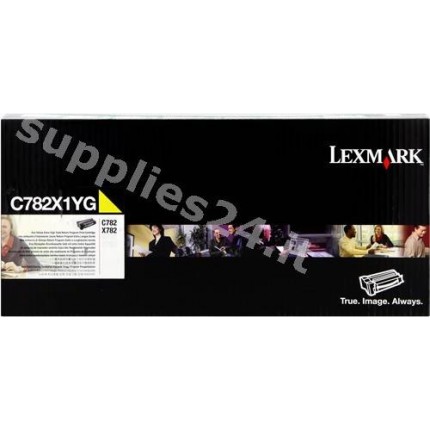 ORIGINAL Lexmark toner giallo C782X1YG ~15000 PAGINE in vendita su tonersshop.it