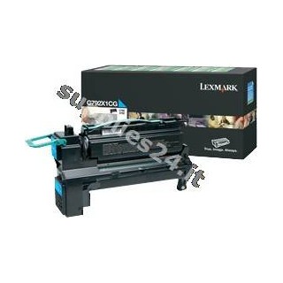 ORIGINAL Lexmark toner ciano C792X1CG C792 ~20000 PAGINE cartuccia di stampa riutilizzabile in vendita su tonersshop.it