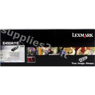 ORIGINAL Lexmark toner nero E450A11E ~6000 PAGINE in vendita su tonersshop.it